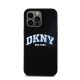 DKNY Liquid Silicone Arch Logo MagSafe iPhone 15 Pro Max hátlap tok, fekete