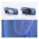 Forcell F-Protect Mirage Apple iPhone 15 Magsafe kompatibilis hátlap tok, madártoll minta, kék