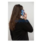 Forcell F-Protect Mirage Apple iPhone 15 Magsafe kompatibilis hátlap tok, madártoll minta, kék