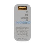 Tactical EDC Brick Power bank / külső akkumulátor / Power bank, 9600mAH, szürke