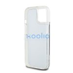 DKNY Liquid Glitter Big Logo Apple iPhone 15 Plus / 14 Plus hátlap tok, fekete, DKHCP15MLBNAEK