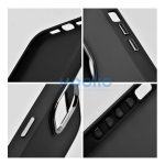 Frame iPhone 15 Plus közepesen ütésálló tok kameravédő kerettel, fekete