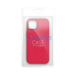 Frame iPhone 15 Plus közepesen ütésálló tok kameravédő kerettel, magenta