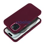 Frame iPhone 15 Plus közepesen ütésálló tok kameravédő kerettel, lila