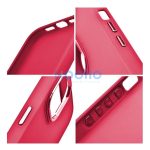 Frame iPhone 15 Pro Max közepesen ütésálló tok kameravédő kerettel, magenta