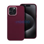 Frame iPhone 15 Pro Max közepesen ütésálló tok kameravédő kerettel, lila