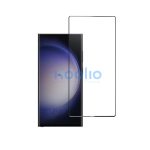 Blue Star Samsung Galaxy S23 Ultra teljes kijelzős kijelzővédő üvegfólia, fekete