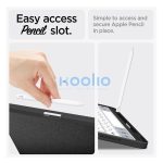 Spigen Urban Fit Apple iPad Air 13" (2024 / 2025) oldalra nyíló tok, fekete