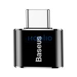 Baseus USB-USB-C 2.4A adapter, fekete