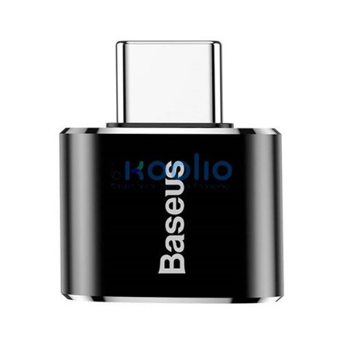 Baseus USB-USB-C 2.4A adapter, fekete