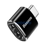 Baseus USB-USB-C 2.4A adapter, fekete