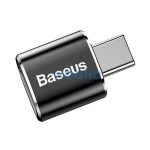 Baseus USB-USB-C 2.4A adapter, fekete
