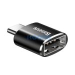 Baseus USB-USB-C 2.4A adapter, fekete