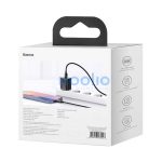 Baseus Super Si USB-AUSB-C gyorstöltő 1 m-es USB-AUSB-C-Lightning kábellel, 20W, fekete