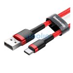 Baseus Cafule USB / USB-C töltő- és adatkábel 2A, 2m, piros