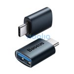 Baseus Ingenuity USB-C-USB-A OTG adapter, kék