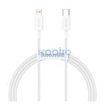 Baseus Superior Series USB-C / Lightning töltő- és adatkábel, 20W, PD, 1m, fehér
