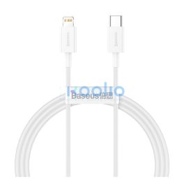  Baseus Superior Series USB-C / Lightning töltő- és adatkábel, 20W, PD, 1m, fehér