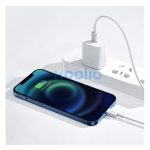 Baseus Superior Series USB-C / Lightning töltő- és adatkábel, 20W, PD, 1m, fehér