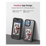 E-Ink okos telefontok, programozható NFC kijelzővel iPhone 15 Pro Max, rózsaszín