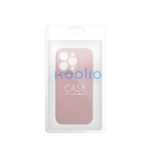 2mm Apple iPhone 15 Pro Max szilikon hátlap tok, világos rózsaszín