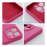 2mm Apple iPhone 15 Pro Max szilikon hátlap tok, rózsaszín