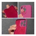 2mm Apple iPhone 15 Pro Max szilikon hátlap tok, rózsaszín