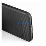 Forcell Carbon Apple iPhone 16 szilikon tok, fekete