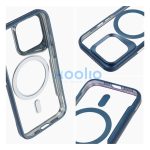 Ergofit Apple iPhone 16 Pro MagSafe kompatibilis hátlap tok, kék