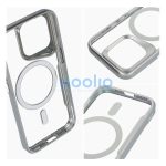 Ergofit Apple iPhone 16 Pro Max MagSafe kompatibilis hátlap tok, ezüst