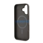 Guess 4G Printed Stripes MagSafe Apple iPhone 16 Plus hátlap tok, barna GUHMP16MP4RPSW