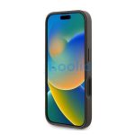 Guess 4G Printed Stripes MagSafe Apple iPhone 16 Plus hátlap tok, barna GUHMP16MP4RPSW