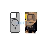 Tactical MagForce Hyperstealth Apple iPhone 16 Pro MagSafe kompatibilis tok, áttetsző/sötétszürke