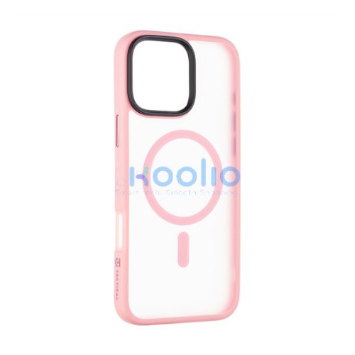 Tactical MagForce Hyperstealth Apple iPhone 16 Pro Max MagSafe kompatibilis tok, áttetsző/rózsaszín