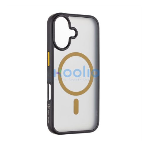 Tactical MagForce Hyperstealth 2.0 Apple iPhone 16 MagSafe kompatibilis tok, fekete/sárga