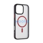 Tactical MagForce Hyperstealth 2.0 Apple iPhone 16 Pro Max MagSafe kompatibilis tok, fekete/piros