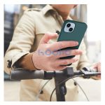 Matt Apple iPhone 16 szilikon tok, sötétzöld