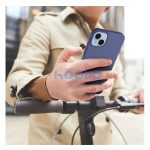 Matt Apple iPhone 16 Plus szilikon tok, kék