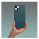 Matt Apple iPhone 16 Pro szilikon tok, sötétzöld