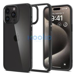   Spigen Ultra Hybrid Apple iPhone 16 Pro Max tok, Matte Black, fekete ACS07996
