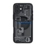 Spigen Ultra Hybrid MagFit Apple iPhone 16 Plus tok, Zero One, fekete ACS08078