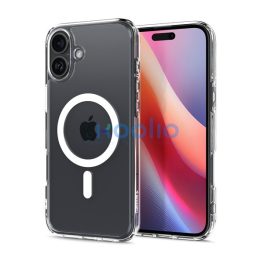   Spigen Ultra Hybrid MagFit iPhone 16 Plus tok, MagSafe, fehér ACS08075
