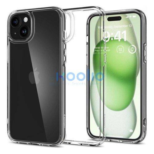 Spigen Ultra Hybrid Apple iPhone 16 Plus tok, Crystal Clear, átlátszó ACS08069