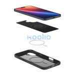 Spigen Thin Fit MagFit iPhone 16 Plus tok, MagSafe, fekete ACS08060