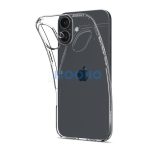 Spigen Liquid Crystal Apple iPhone 16 Plus tok, Crystal Clear, átlátszó ACS08064