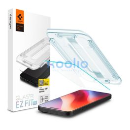   Spigen Glas.tR EZ Fit HD Apple iPhone 16 Pro Max / 17 Pro Max tempered kijelzővédő fólia felhelyező kerettel (1db)