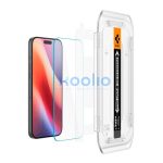 Spigen Glas.tR EZ Fit HD Apple iPhone 16 Pro Max / 17 Pro Max tempered kijelzővédő fólia felhelyező kerettel (1db)