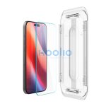 Spigen Glas.tR EZ Fit HD Apple iPhone 16 Pro Max / 17 Pro Max tempered kijelzővédő fólia felhelyező kerettel (1db)
