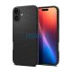 Spigen Liquid Air Apple iPhone 16 tok, Matte Black, fekete ACS08194