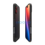 Spigen Liquid Air Apple iPhone 16 tok, Matte Black, fekete ACS08194